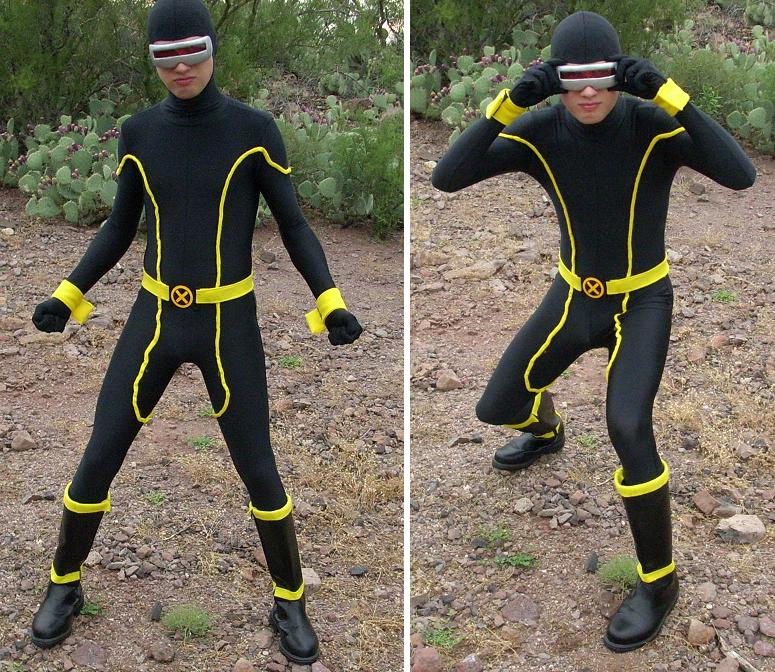 X-Men Cyclops Costume Zentai Spandex Suits